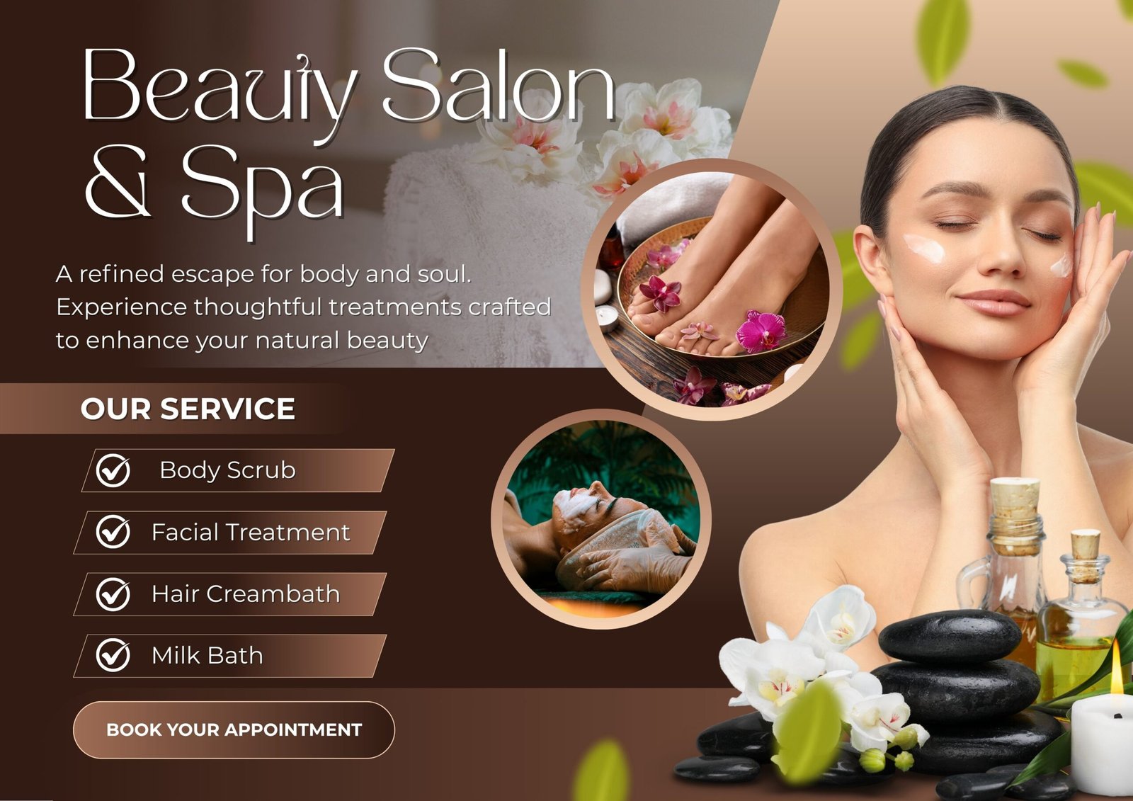 Brown Modern Beauty Salon & Spa Poster.jpg